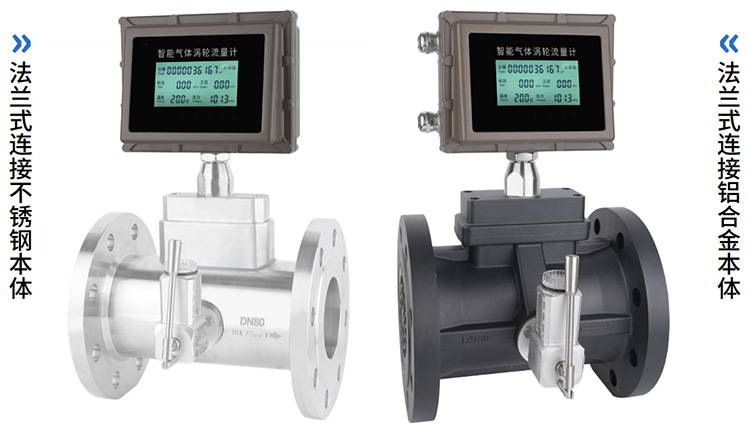 輕烴氣流量計材質(zhì)分類圖